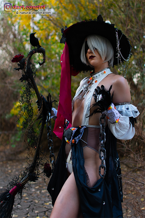 2B Witch Portrait Print