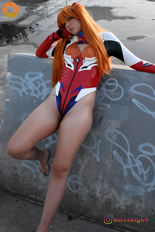 Asuka Battle Suit Pouting Print