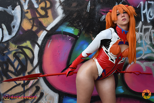 Asuka Battle Suit Lance Print