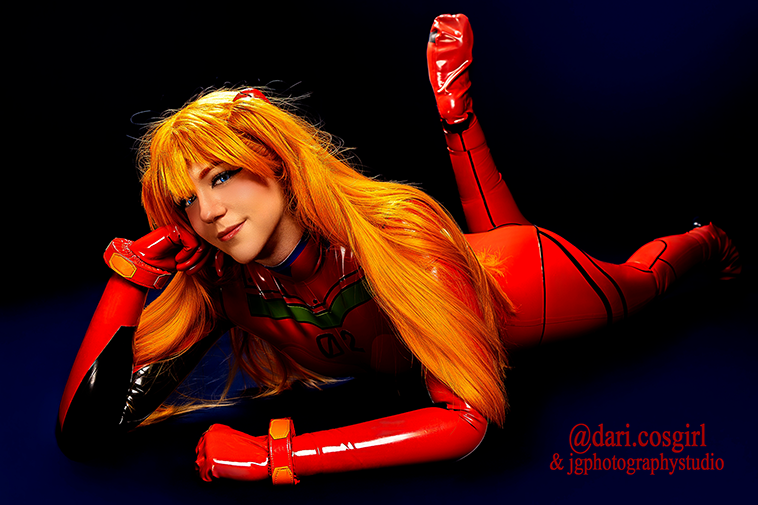 Asuka Plugsuit Laying Cute Print