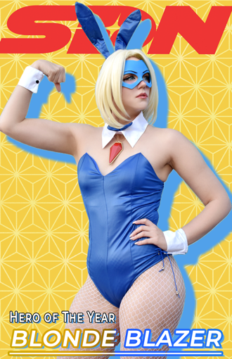 Blonde Blazer Bunny Hero Of the Year (POSTER EXCLUSIVE)