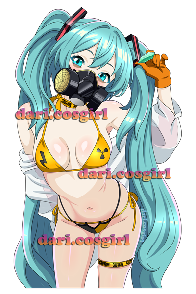 Methsune Miku Decal Sticker