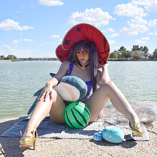 Mona On the Pier Print