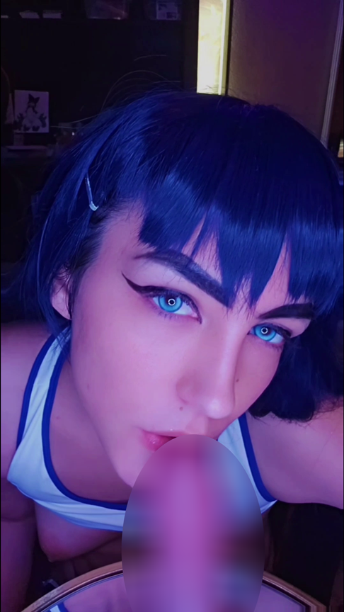 Satsuki Gym NSFW Sucking Print